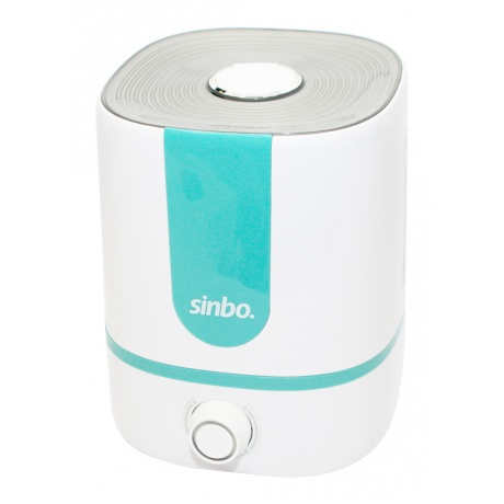 Увлажнитель воздуха Sinbo SAH 6111 25Вт (ультразвуковой) белый/бирюзовый - фото 3