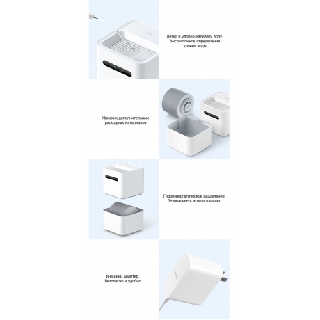 Увлажнитель воздуха Xiaomi Smartmi Humidifier 2 белый - фото 6