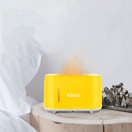 Увлажнитель-ароматизатор воздуха Kitfort КТ-2887-1 бело-желтый - фото 6