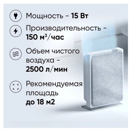 Очиститель воздуха Smartmi Air Purifier E1 - фото 22