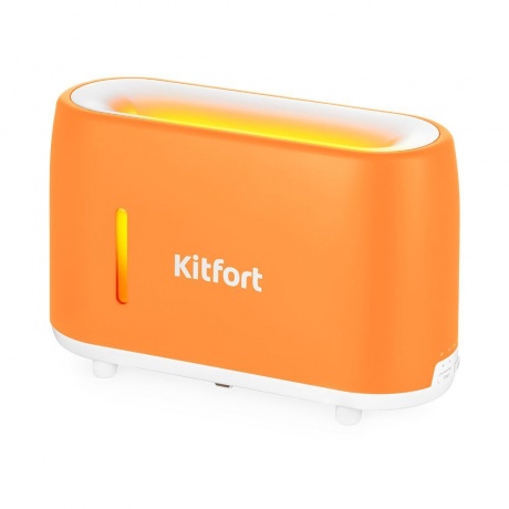 Увлажнитель-ароматизатор воздуха Kitfort КТ-2887-2 бело-оранжевый - фото 1