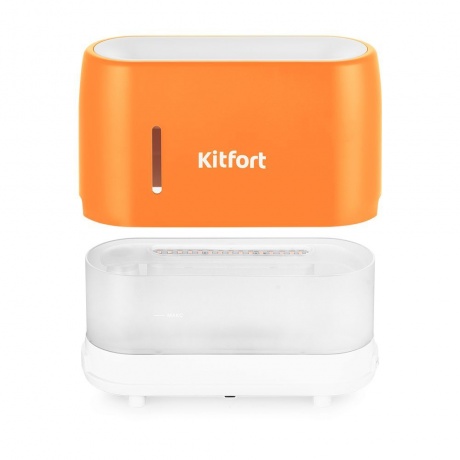 Увлажнитель-ароматизатор воздуха Kitfort КТ-2887-2 бело-оранжевый - фото 4