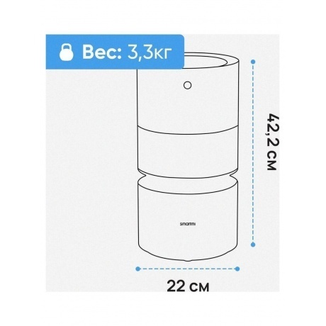 Увлажнитель воздуха Smartmi Rainforest Humidifier (CJJSQ06ZM) - фото 6