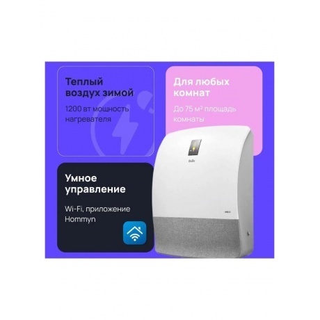 Очиститель воздуха приточный Ballu ONEAIR ASP-200SMAX - фото 13