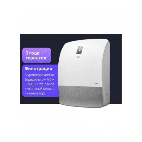 Очиститель воздуха приточный Ballu ONEAIR ASP-200SMAX - фото 15