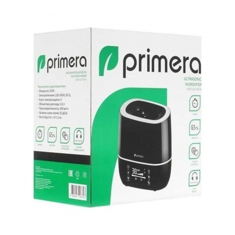 Увлажнитель воздуха Primera HUP-G3150-A 25Вт (ультразвуковой) черный - фото 15