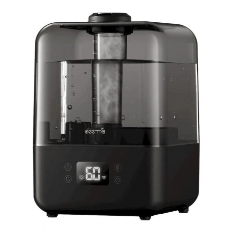 Увлажнитель воздуха Deerma DEM-F15W 24Вт (ультразвуковой) черный/черный - фото 1