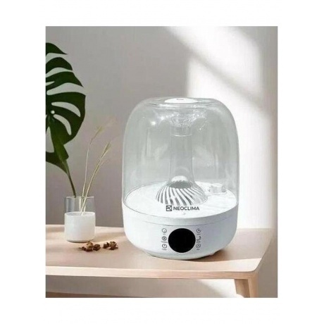 Увлажнитель воздуха Neoclima NHL-4W 26Вт (ультразвуковой) белый - фото 2