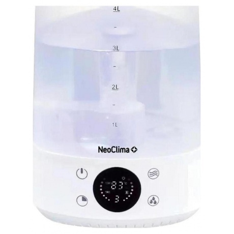 

Увлажнитель воздуха Neoclima NHL-400E 28Вт (ультразвуковой) белый