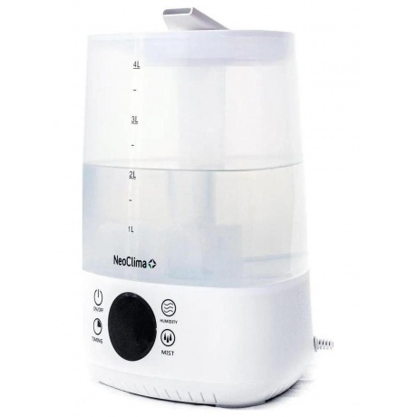 Увлажнитель воздуха Neoclima NHL-400E 28Вт (ультразвуковой) белый - фото 2