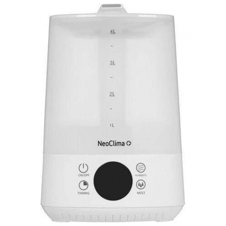 Увлажнитель воздуха Neoclima NHL-400E 28Вт (ультразвуковой) белый - фото 4