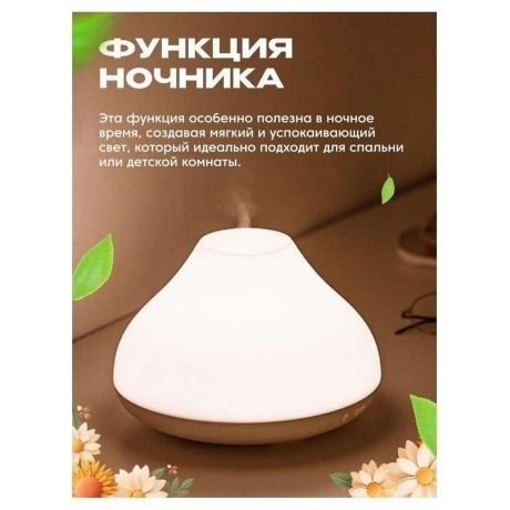 Увлажнитель воздуха Solove H7FC 10Вт (ультразвуковой) белый/красный - фото 17