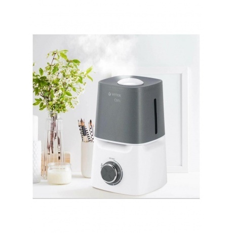 Увлажнитель воздуха Vitek 2334-VT-02 23Вт (ультразвуковой) белый/серый - фото 19