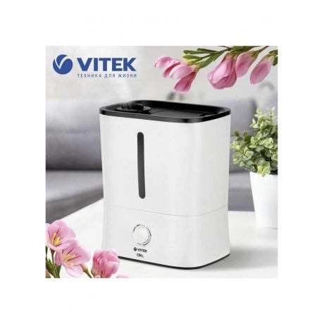 Увлажнитель воздуха Vitek VT-2347 25Вт (ультразвуковой) белый - фото 21