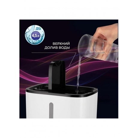 Увлажнитель воздуха Vitek VT-2347 25Вт (ультразвуковой) белый - фото 26