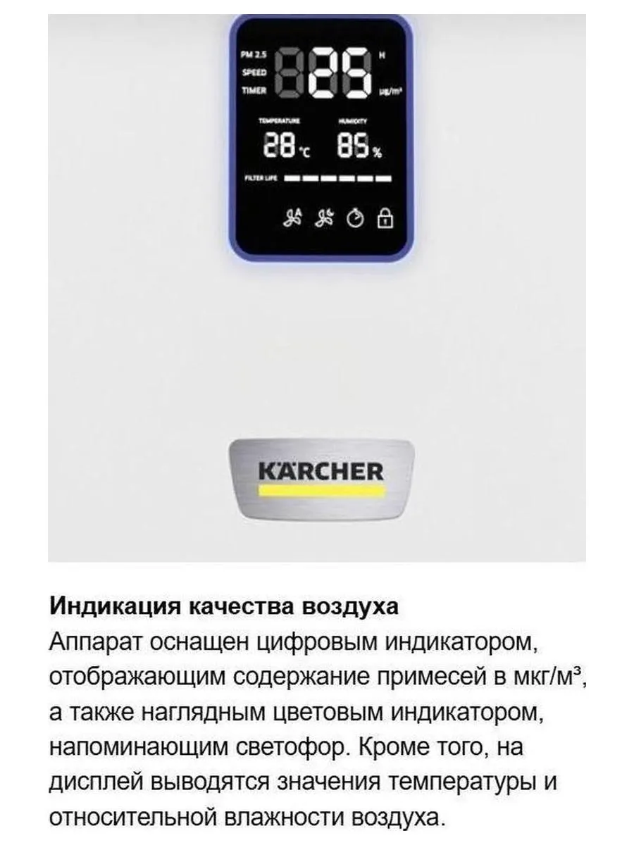Очиститель воздуха Karcher AF 30 [1.024-821.0] - фото 18