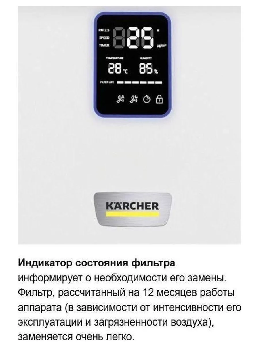 Очиститель воздуха Karcher AF 30 [1.024-821.0] - фото 19