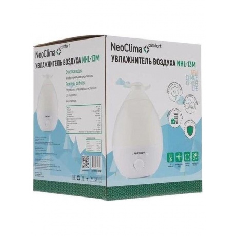 Увлажнитель воздуха Neoclima NHL-13M белый - фото 10