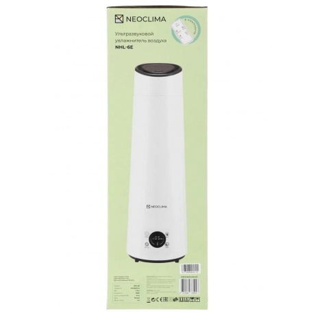 Увлажнитель воздуха ультразвуковой Neoclima NHL-6E, объем 6 л, сенсорное управление - фото 18