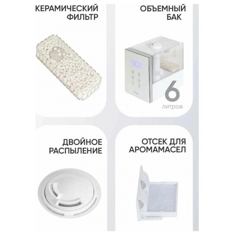 Увлажнители воздуха Pioneer HDS12 белый - фото 21