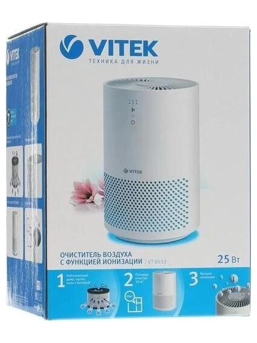 Очиститель воздуха Vitek 8553-VT-01, белый - фото 19