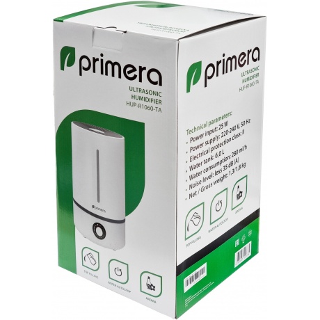 Увлажнитель воздуха Primera HUP-R1060-TA белый - фото 9