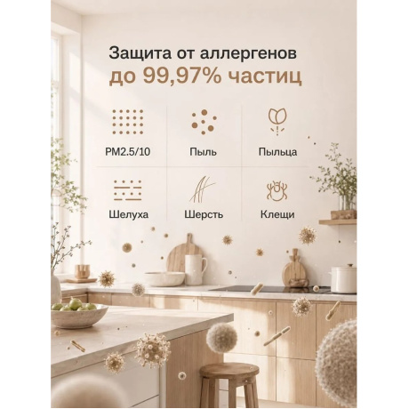 Воздухоочиститель Smartmi Air Purifier 3 40Вт черный (KQJHQ03ZM) - фото 3