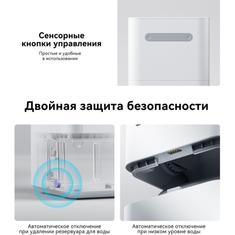 Увлажнитель воздуха Smartmi 3 lite 7Вт светло-серый - фото 33