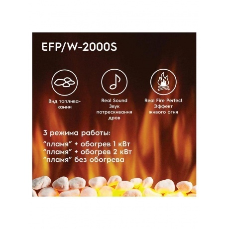 Электрокамин Electrolux EFP/W-2000S Bronze - фото 8