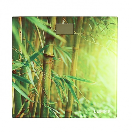 Напольные весы Lumme LU-1328 рисунок бамбуковый лес - фото 1