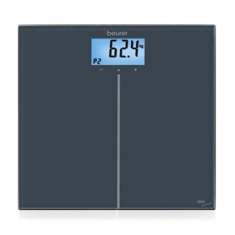 Весы напольные электронные Beurer GS280 BMI макс.180кг черный - фото 1