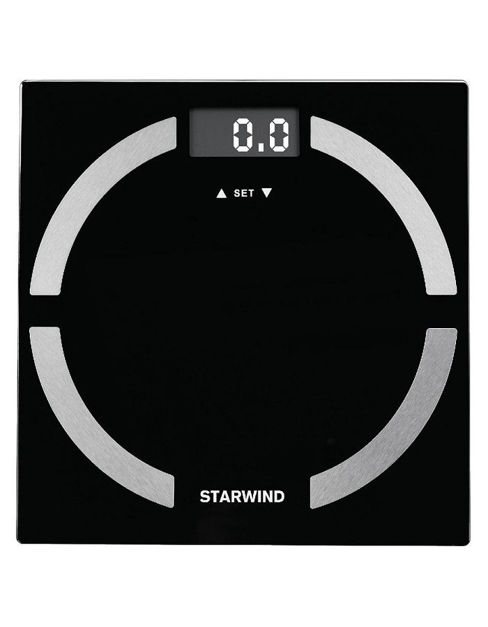 Весы напольные электронные Starwind SSP6051 макс.180кг черный
