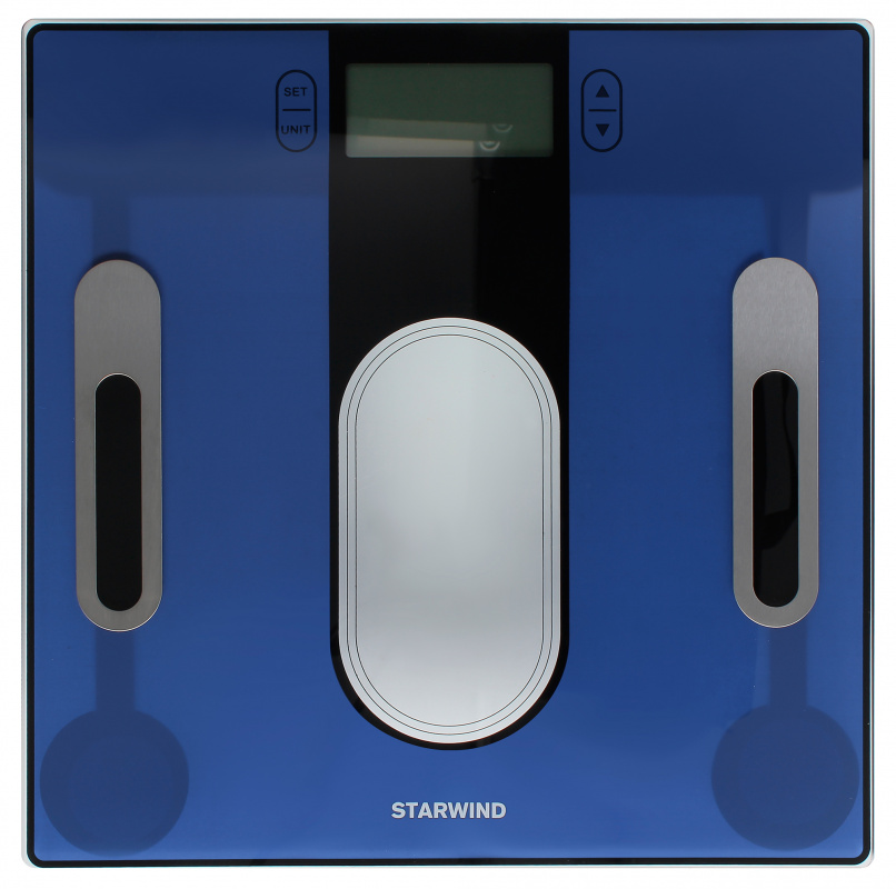 Весы напольные электронные Starwind SSP6050 макс.180кг синий весы напольные starwind ssp6070