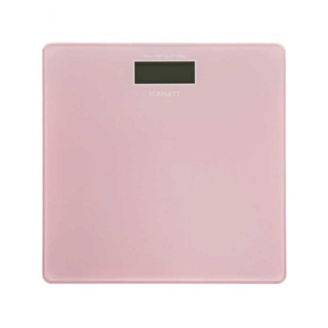 Весы напольные электронные Scarlett SC-BS33E041 розовый - фото 1