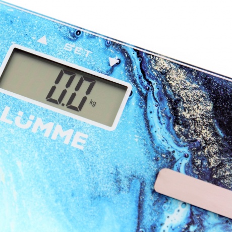 Весы напольные электронные Lumme LU-1333 Blue Marble - фото 4
