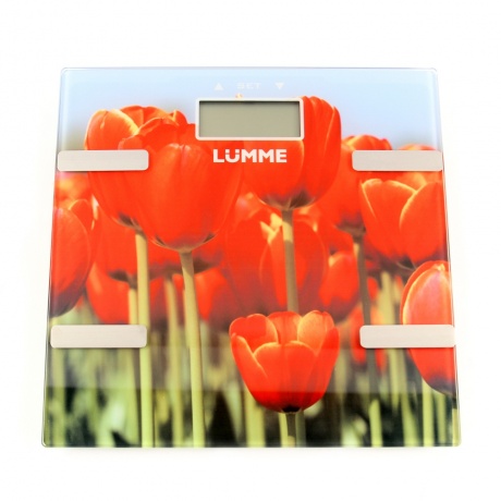 Весы напольные электронные Lumme LU-1333 Tulips - фото 2