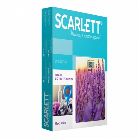 Весы напольные электронные Scarlett SC-BS33E047 макс.180кг рисунок - фото 2