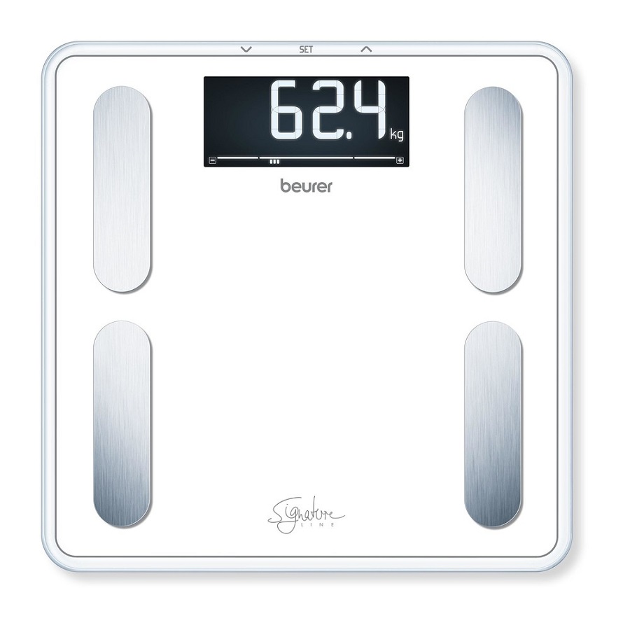 Весы напольные электронные Beurer BF400 Signature Line белый