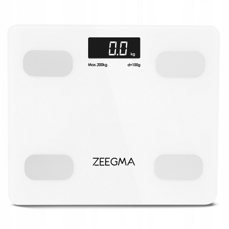 Весы напольные электронные Zeegma Gewit White - фото 1