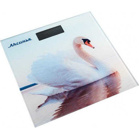 Весы напольные электронные Аксинья КС-6010 Белый лебедь - фото 2