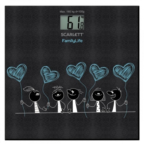 Весы напольные электронные Scarlett SC-BS33E019 - фото 1