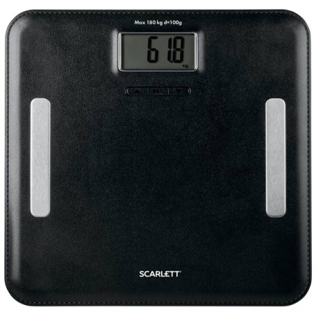 Весы напольные электронные Scarlett SC-BS33ED81 черный - фото 1