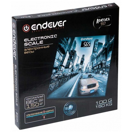 Весы напольные электронные  Endever  Aurora-557 - фото 5