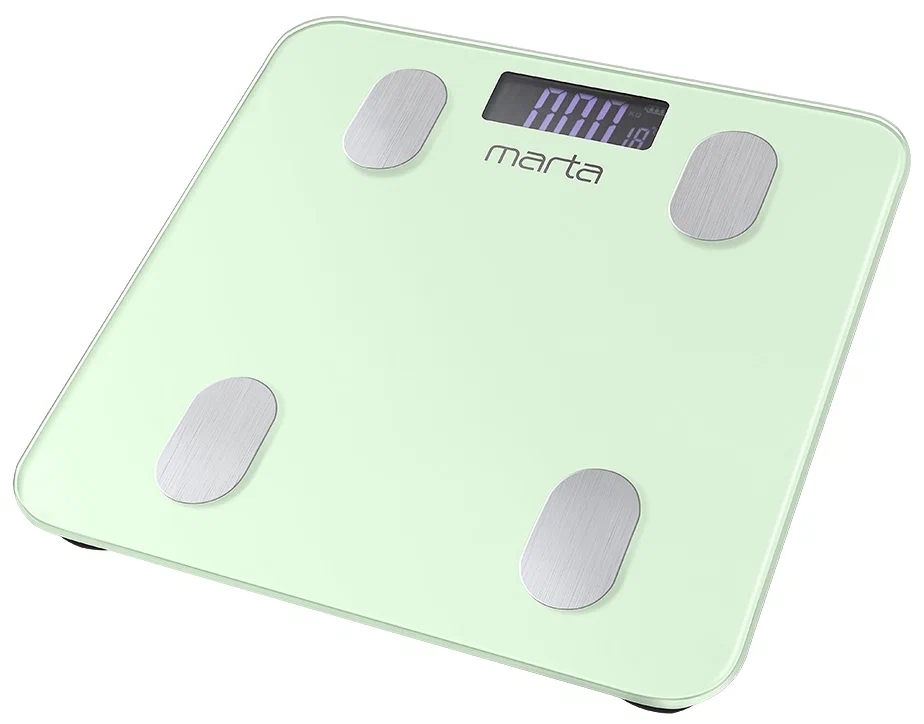 Весы напольные MARTA MT-1683 зеленый нефрит