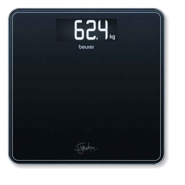 Весы напольные электронные Beurer GS400 Signature Line макс.200кг черный
