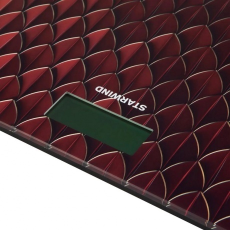 Весы напольные электронные Starwind SSP6035 макс.180кг рисунок/красный - фото 6