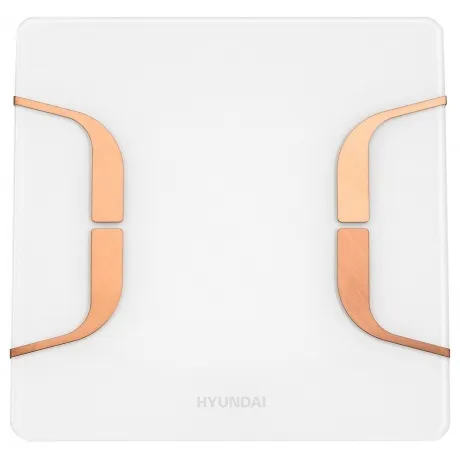 Весы напольные электронные Hyundai H-BS03871 макс.180кг белый
