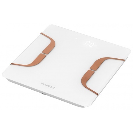 Весы напольные электронные Hyundai H-BS03871 макс.180кг белый - фото 2