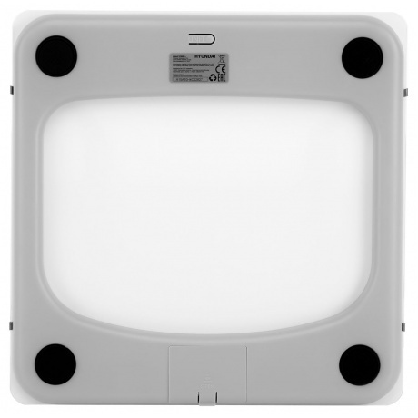 Весы напольные электронные Hyundai H-BS03871 макс.180кг белый - фото 3