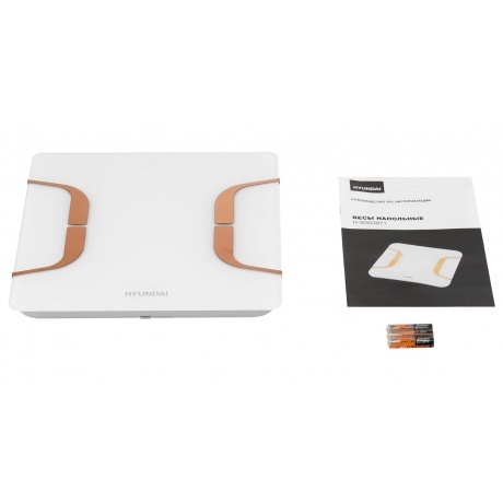 Весы напольные электронные Hyundai H-BS03871 макс.180кг белый - фото 6